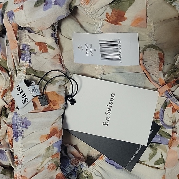 En Saison Sibyl Floral Gauze Midi Dress - Picture 11 of 13